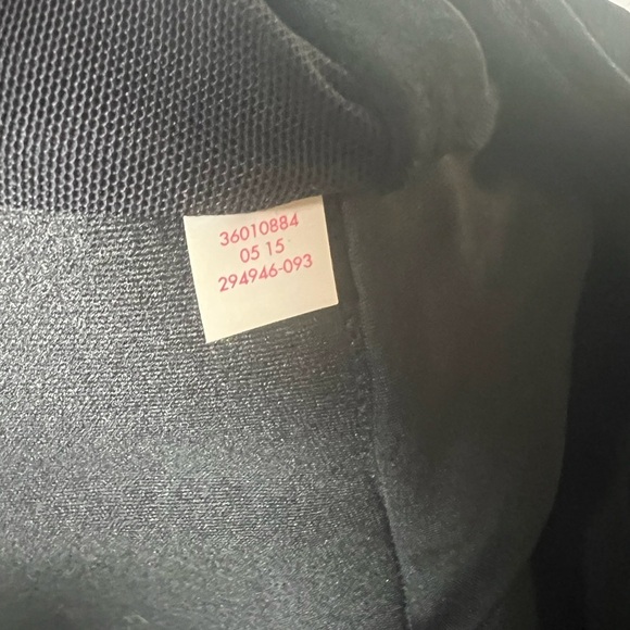 Victoria's Secret The Forever Black One Piece Swimsuit Gold Logo Sz Medium - Picture 2 of 7